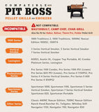 2-Pack Temp Meat Probe Replacement for Pit Boss Pellet Grills and Smokers. 3.5Mm Plug Thermometer Probes with 2 Pack Probe Grommets and Probe Clips