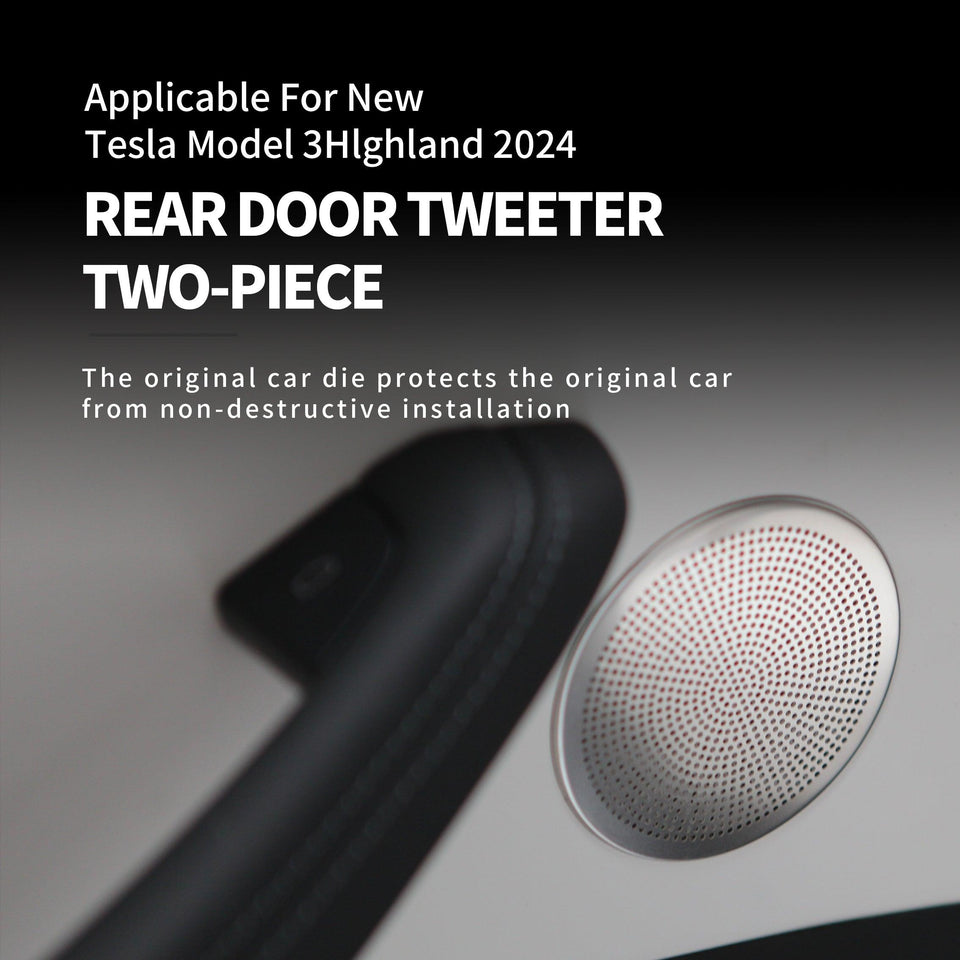 2024 Tesla Model 3 Highland Door Speaker Protective Cover Rear Exhaust Air Vent Protective Cover
