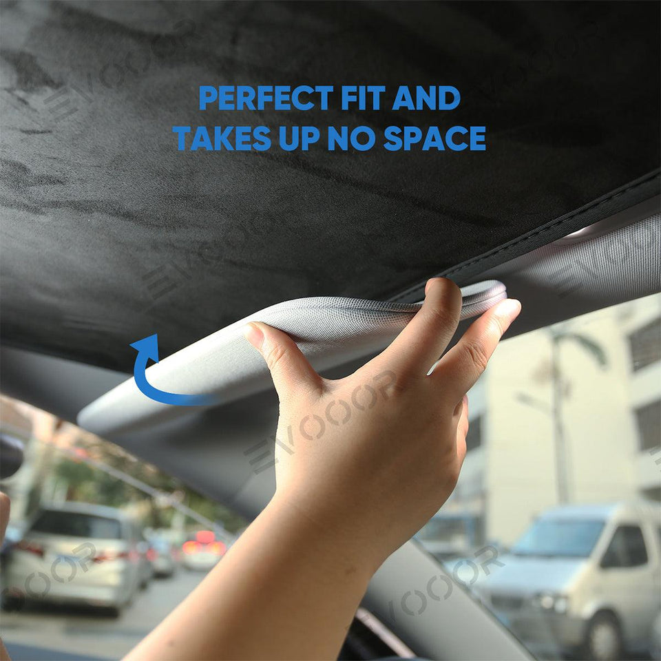 2024 Model 3 Highland Upgrade Built-In Reflective Sunroof Ice Crystal Double Insulation Sunroof Sunshade For Tesla