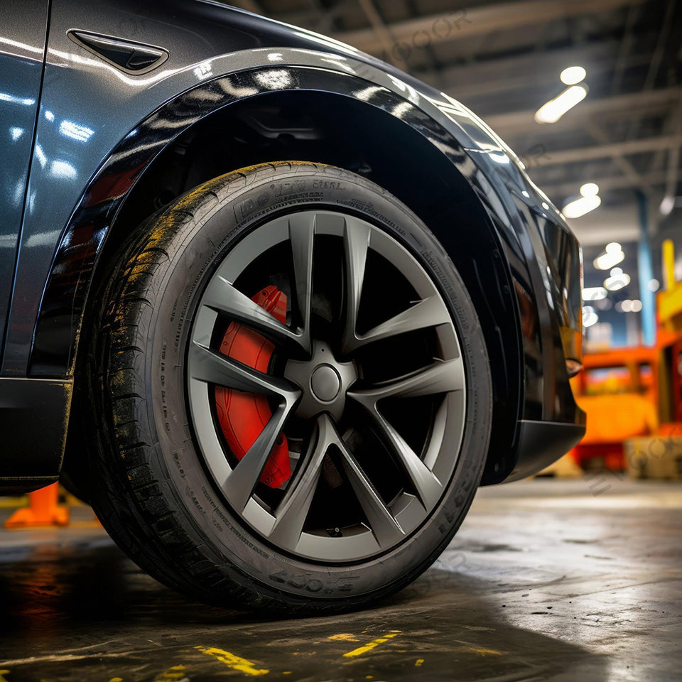 Red Tesla 2021-2023 Model S/X Brake Caliper Covers (4Pcs)