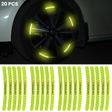 20 Pcs Illuminated Wheel Protector with Logo
