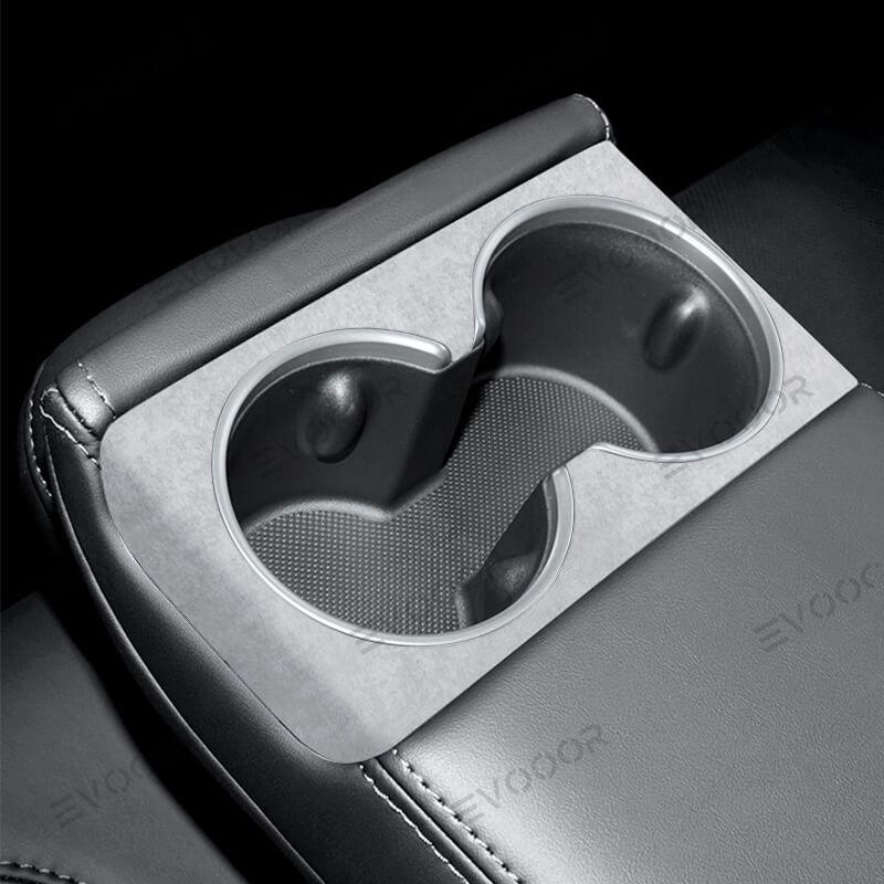 2024 Model 3 Highland Alcantara Rear Seat Cup Cover For Tesla