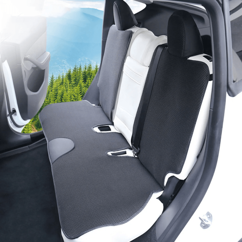 Cooling Air Flow Seat Cushion for Tesla Model 3/Y with Breathable Ice Silk Technology