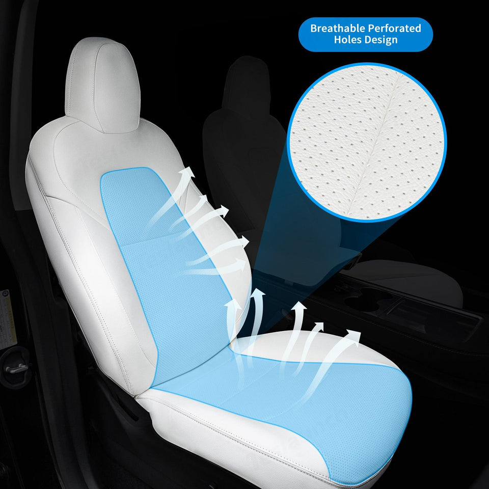 Premium Tesla Model 3 Seat Cover Set - Complete Protection for All Seats (2018-2023)