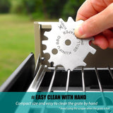 KUNIFU BBQ Grill Scraper. Stocking Stuffers. Bristle-Free for Griddle. Kitchen Gadgets Cleaner. Camping Accessories. Ideal Gifts for Christmas. for Men. Dad. Husband. Boyfriend. Fathers Day