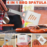 21PCS Professional Stainless Steel Grill Accessories Set for Men Dad Women - Perfect Grill Gift on Father'S Day. Christmas. Birthday - Complete BBQ Kit for Outdoor Camping Barbecue