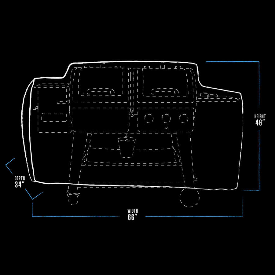 1230 Combo Grill Cover