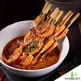 10-Inch Skewer for BBQ Kebab. Unbleached Long Bamboo/Wood Roasting Sticks for Grill -Heavy Duty Thickness -Flat Stick Flag Handle -With Dust-Free Packaging (100-Pack)