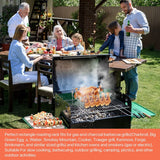 3 in 1 Extra Large Rectangle Rib Rack&Chicken Leg Rack with Brush. Stainlesss Steel Roasting Rack with 2 Handle for Smoker. Oven and Grill. Holds up to 5 Ribs. Easy to Use&Clean