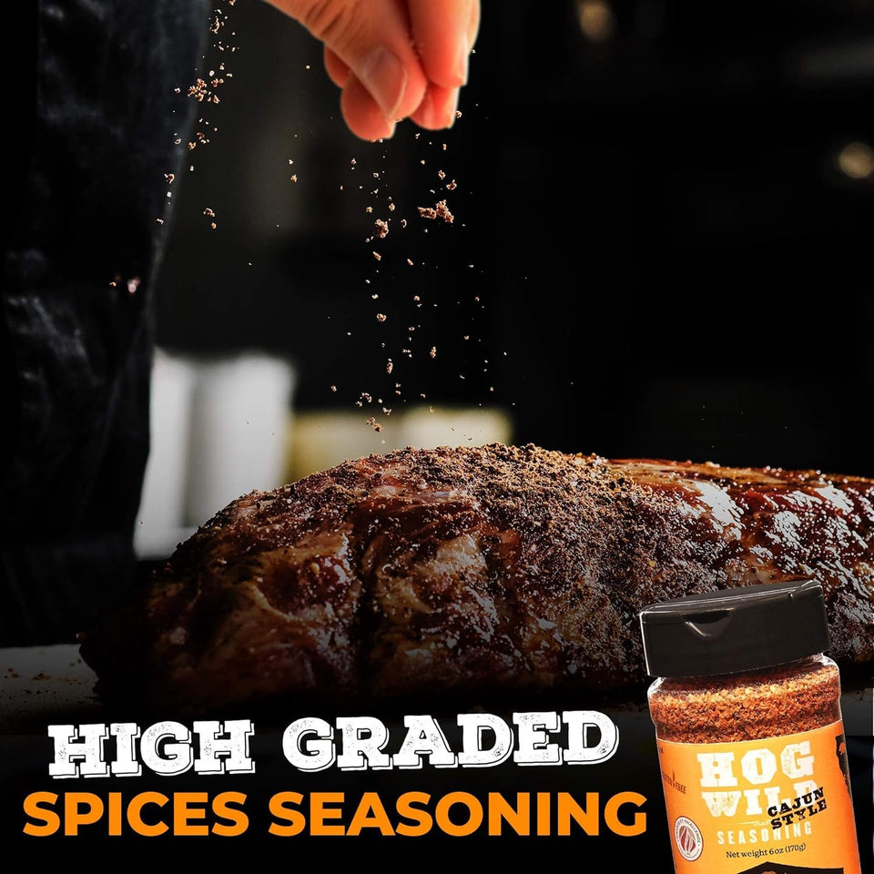 - Monterey Seafood Seasoning and Hog Wild Cajun Seasoning. Gluten-Free Bbq Rubs and Spices for Smoking
