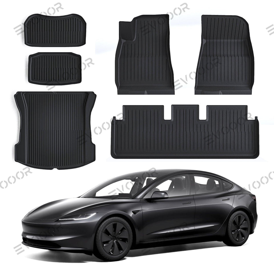 2024 Model 3 Highland  All Weather TPE Floor Mat for Tesla