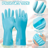 36 Pair Reusable Household Gloves Rubber Dishwashing Gloves Long Kitchen Cleaning Gloves for Dishes Cleaning Gardening