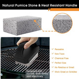 Heavy Duty Grill Cleaner. Grill Cleaning Bricks with Handle. Pumice Griddle Cleaning Stone Removing Stains for BBQ. Swimming Pool. Sink(4 Pack)