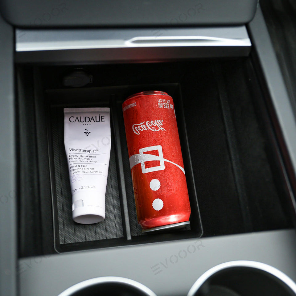 2024 Model 3 Highland Center Console & Armrest Box Underneath Storage Tray for Tesla