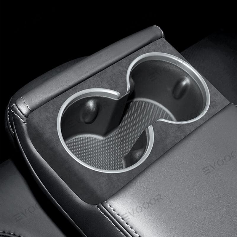 2024 Model 3 Highland Alcantara Rear Seat Cup Cover For Tesla