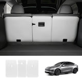 Nappa Leather Rear Seat Back Protector for Tesla Model Y Juniper 2025+
