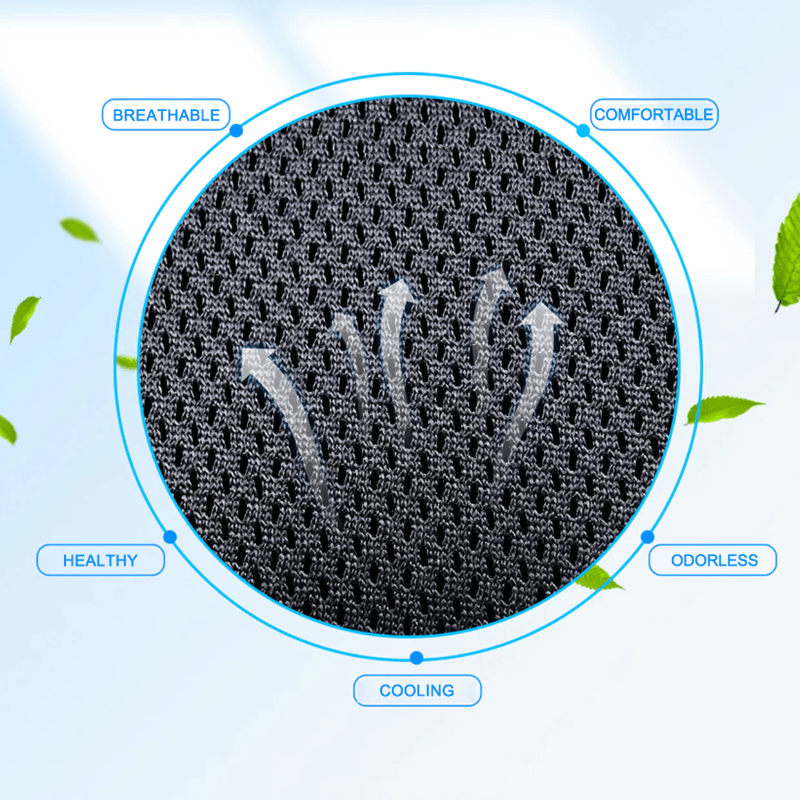 Cooling Air Flow Seat Cushion for Tesla Model 3/Y with Breathable Ice Silk Technology