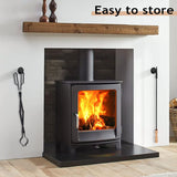 26 Fireplace Fire Pit Tongs & 32 Fire Pit Poker. Fireplace Wood Stove Firewood Tongs. Black Heavy Duty Wrought Iron Log Grabber Fire Pit Tools for Campfire. Fireplace. Bonfires. Indoor&Outdoor Use