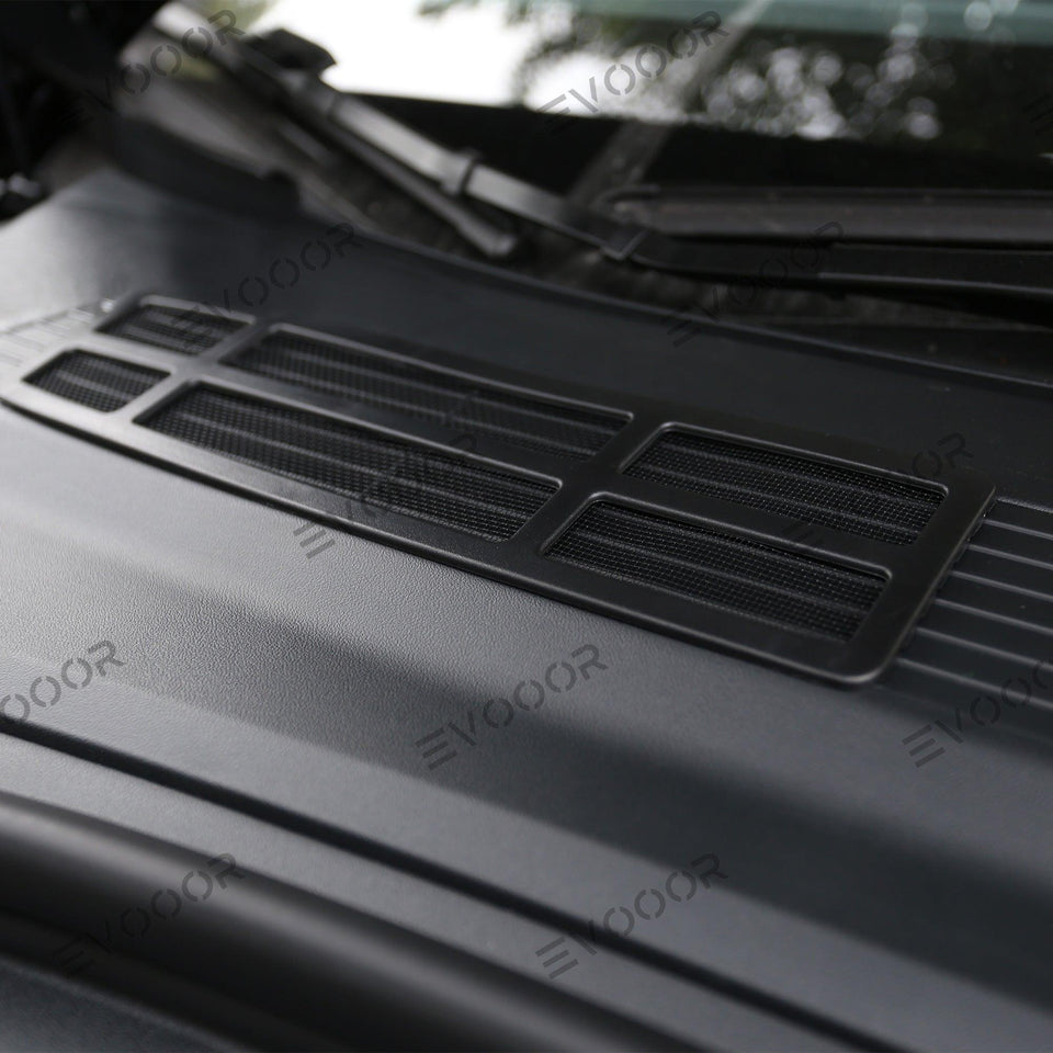 2024 Model 3 Highland Front Standby Storage Box Cover Air Conditioner Air Inlet Protective Mesh Grill Panel for Tesla