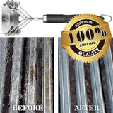 GRILLART Grill Brush and Scraper Bristle Free - Safe BBQ Brush for Grill -Stainless Grill Grate Cleaner - Safe Grill Accessories for Porcelain/Weber Gas/Charcoal Grill - Gifts for Grill Wizard/Men/Dad