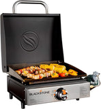 1814 Stainless Steel Propane Gas Portable. Flat Top Griddle Frill Station for Kitchen. Camping. Outdoor. Tailgating. Tabletop. Countertop – Heavy Duty & 12. 000 Btus. 17 Inch. Black