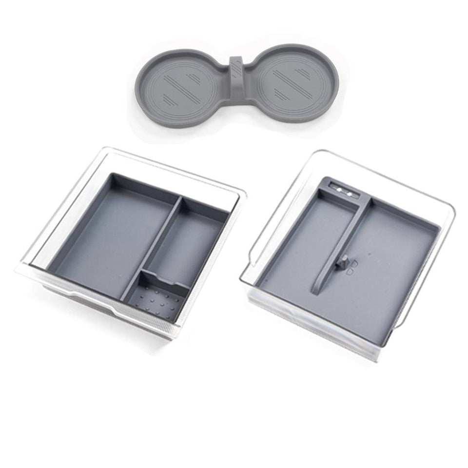 2024 Tesla Model 3 Highland Center Console Organizer Tray Designed For  Armrest Storage Box Cup pad Wireless charging pad Set