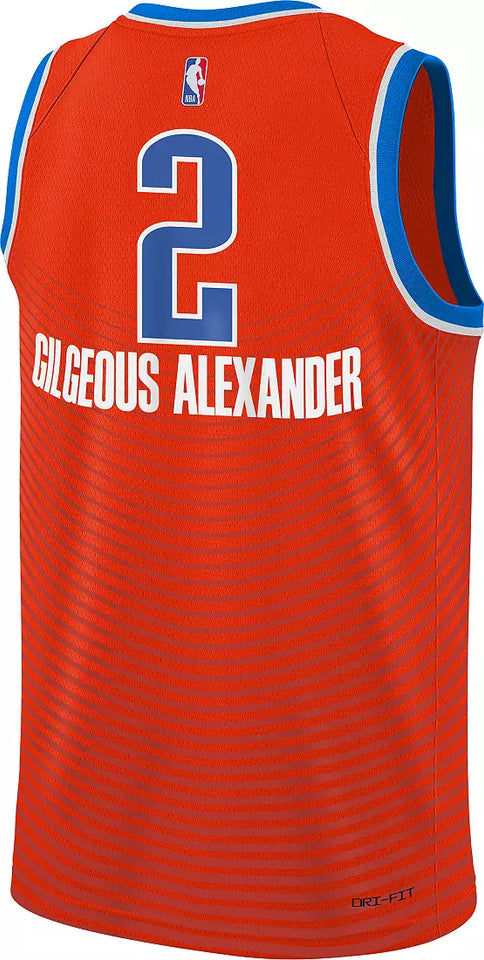 Shai Gilgeous-Alexander Oklahoma City Thunder 2026 Statement Edition Youth NBA Swingman Jersey