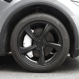 Set of 4 Red Brake Caliper Covers for Tesla Model Y - Enhanced Style for 2025+ Models