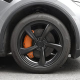 Set of 4 Red Brake Caliper Covers for Tesla Model Y - Enhanced Style for 2025+ Models