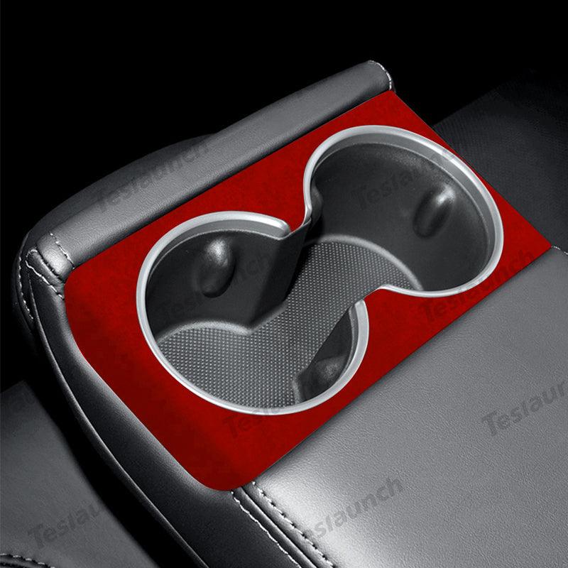 2024 Model 3 Highland Alcantara Rear Seat Cup Cover For Tesla
