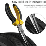 All Cars Tubeless Tire Puncture Repair Set - Essential Emergency Kit for Vehicle Owners