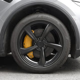 Set of 4 Red Brake Caliper Covers for Tesla Model Y - Enhanced Style for 2025+ Models