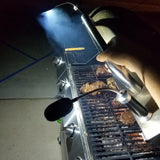 - Magnetic Barbecue BBQ Light Set for Grilling - 6 Alkaline AAA Batteries Included - Works on All Grills with an Exception to Stainless Steel.