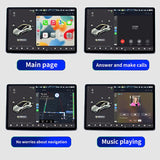 2024 Tesla Model 3/Y (2018-2024) Wirelessly Connect Apple Carplay on Tesla Main Screen ( iOS 10+/Android 11+)