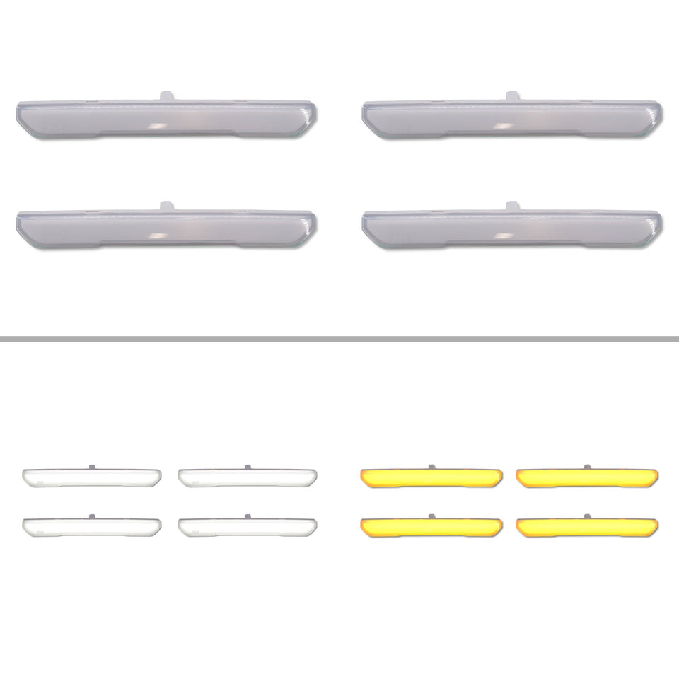 2020-2025 GMC Sierra 2500/3500 Fender Lights - Smoked / Frosted