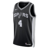 De'Aaron Fox San Antonio Spurs 2026 Icon Edition NBA Swingman Jersey