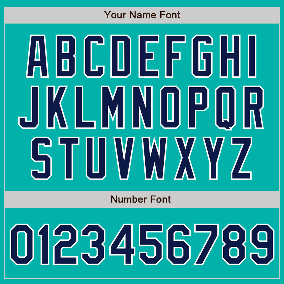 Custom Stitched Aqua Navy-White Baseball Pullover Sweatshirt Hoodie