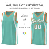 Custom Bright Green Buckskin Brown-White Ribbon Pattern Basketball Kits