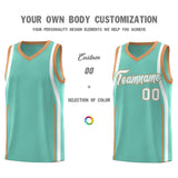 Custom Bright Green Buckskin Brown-White Ribbon Pattern Basketball Kits