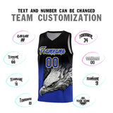 Custom Black Yellow Eagle Pattern Graffiti Pattern Sports Uniform Basketball Jersey
