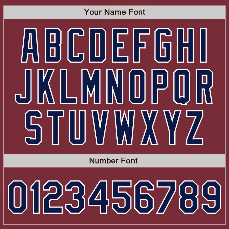 Custom Stitched Burgundy Navy-White Baseball Pullover Sweatshirt Hoodie