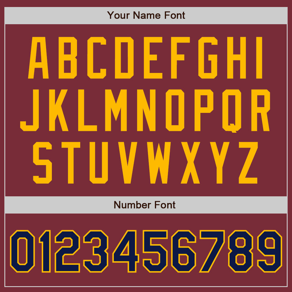 Custom Stitched Burgundy Navy-Gold Baseball Pullover Sweatshirt Hoodie