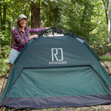1 Small-Sized + 1 Large-Sized 3 Secs Tent + 2 FREE Camping Tarps (Family Package. US)
