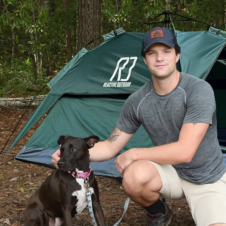 1 Small-Sized + 1 Large-Sized 3 Secs Tent + 2 FREE Camping Tarps (Family Package. US)