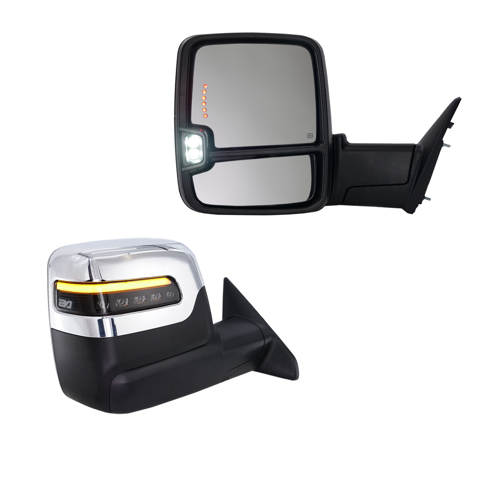 2023+ Style Ram Tow Mirrors | 2009-2018 Dodge Ram 1500