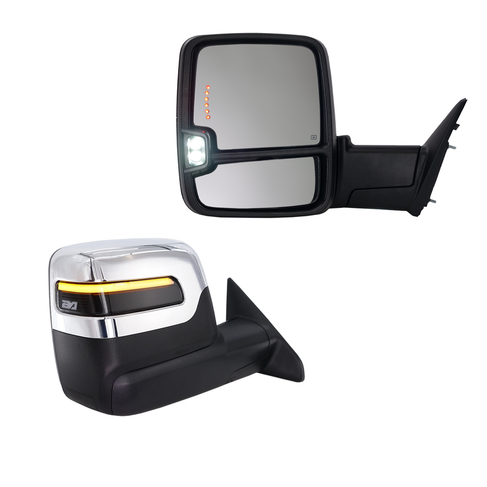 2023+ Style Ram Tow Mirrors | 2010-2018 Dodge Ram 2500/3500