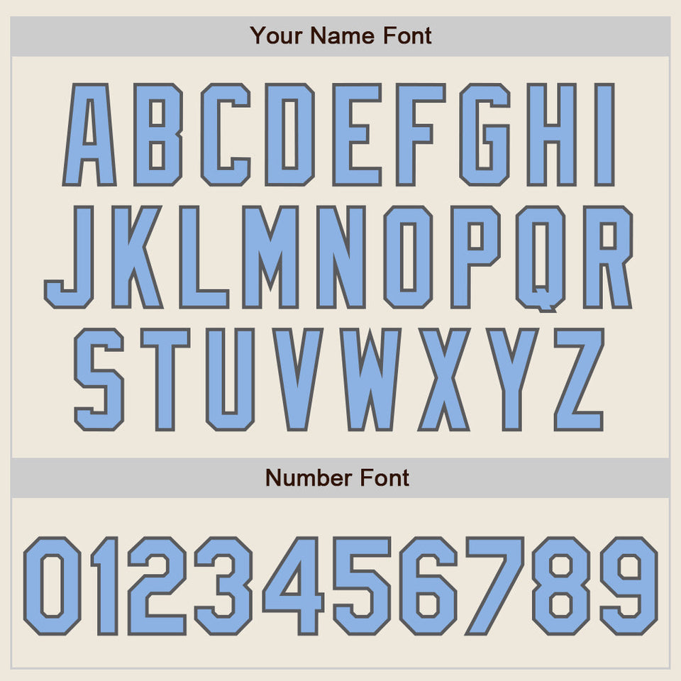 Custom Stitched Cream Light Blue-Steel Gray Baseball Pullover Sweatshirt Hoodie