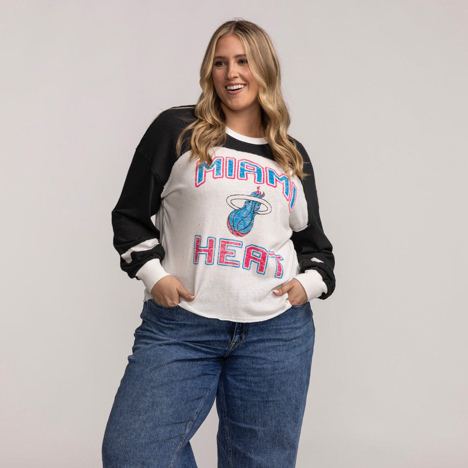 '47 Brand Miami HEAT Original Vice Women's Long Sleeve Tee
