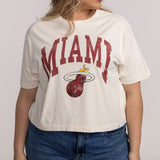 '47 Brand Miami HEAT Shale Women's Crop Top