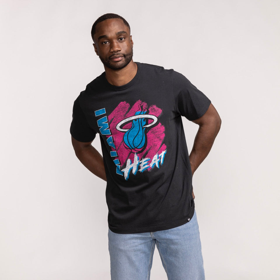 '47 Brand Miami HEAT Original Vice Front Row Tee